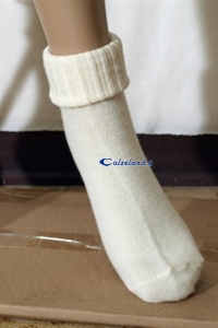 Soft wool socks - Wool soft sock with lapel.)